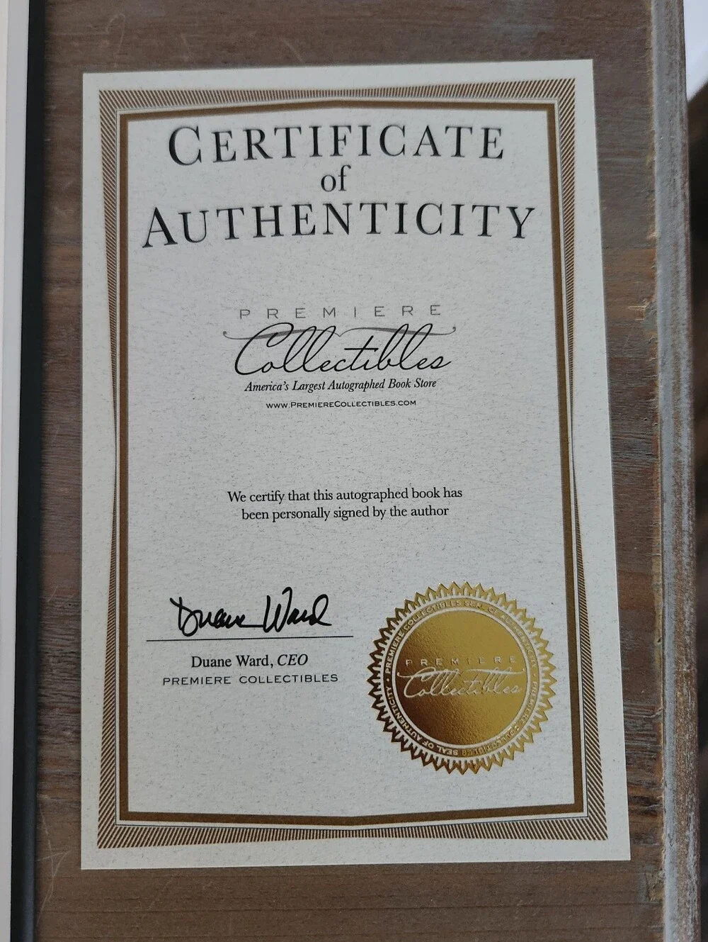 Signed Dan Crenshaw Fortitude Hardcover Book COA Navy SEAL First Edition